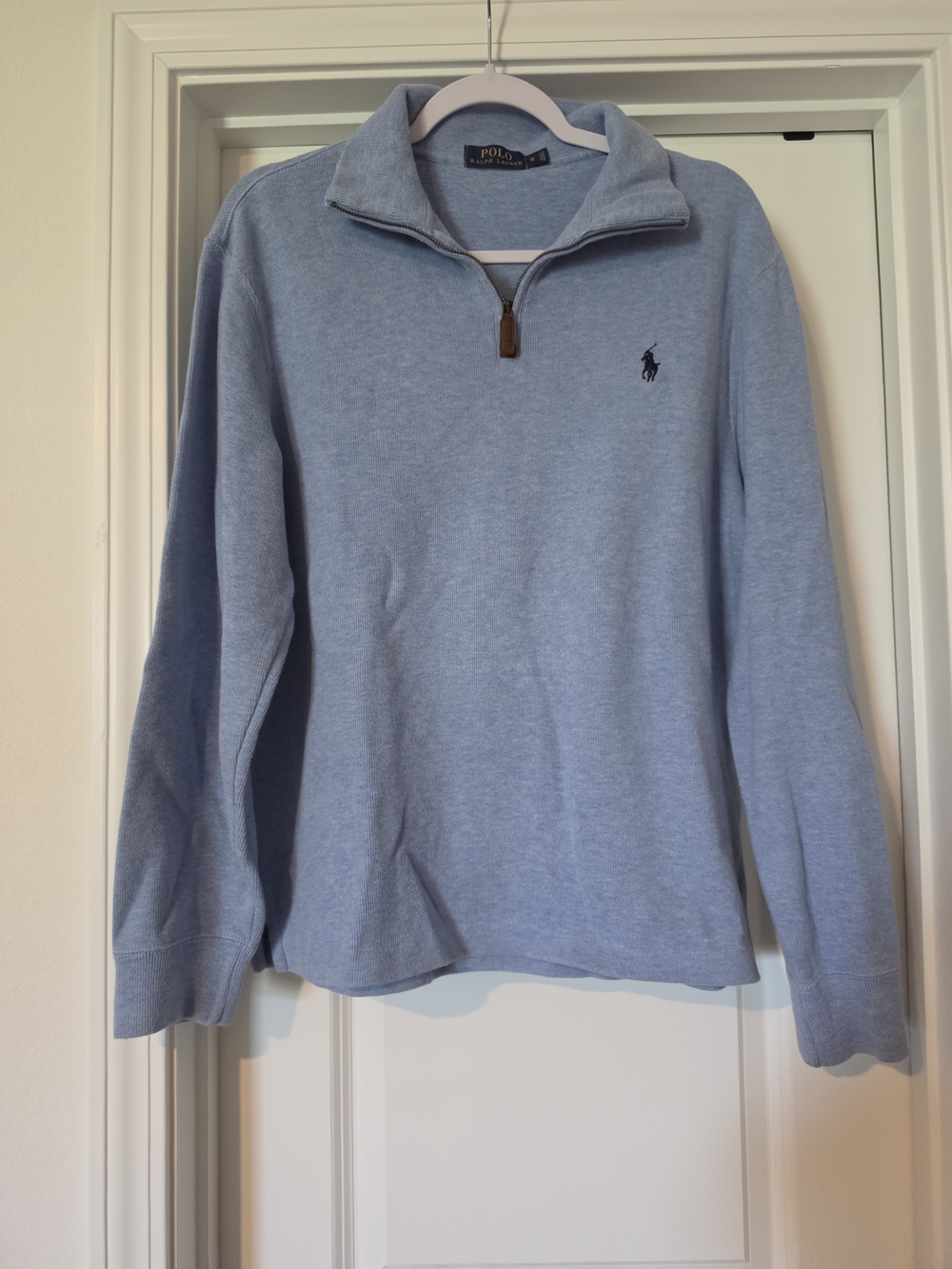 Polo by Ralph Lauren Sky Blue Half-Zip Sweater